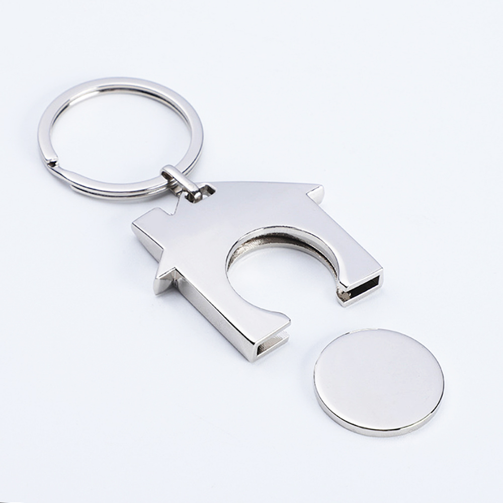 Initial Ring Custom - Gantungan Kunci Pribadi Desain Pluggable Keranjang