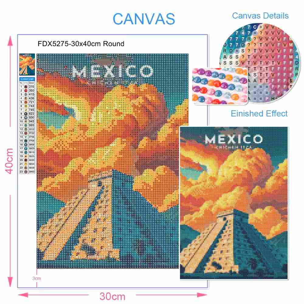 Kit Lukisan Berlian Karya Seni - Photo Mosaic Print ulasan dan harga