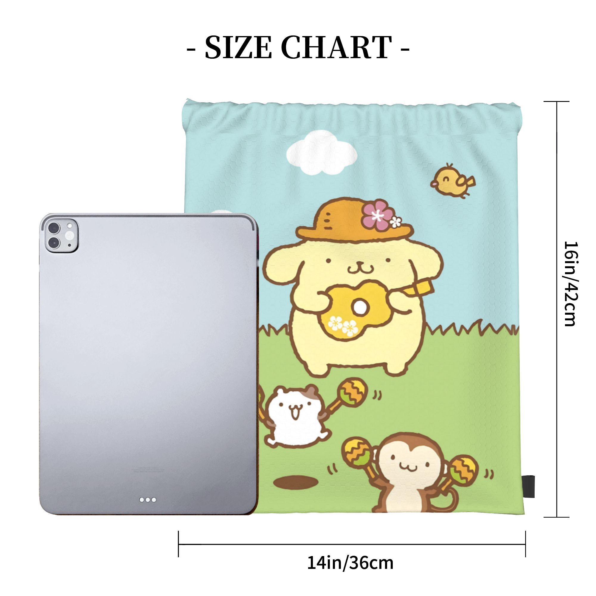 Tas Ransel Serut P-Pompompurin - Pet Portrait Custom ulasan dan harga