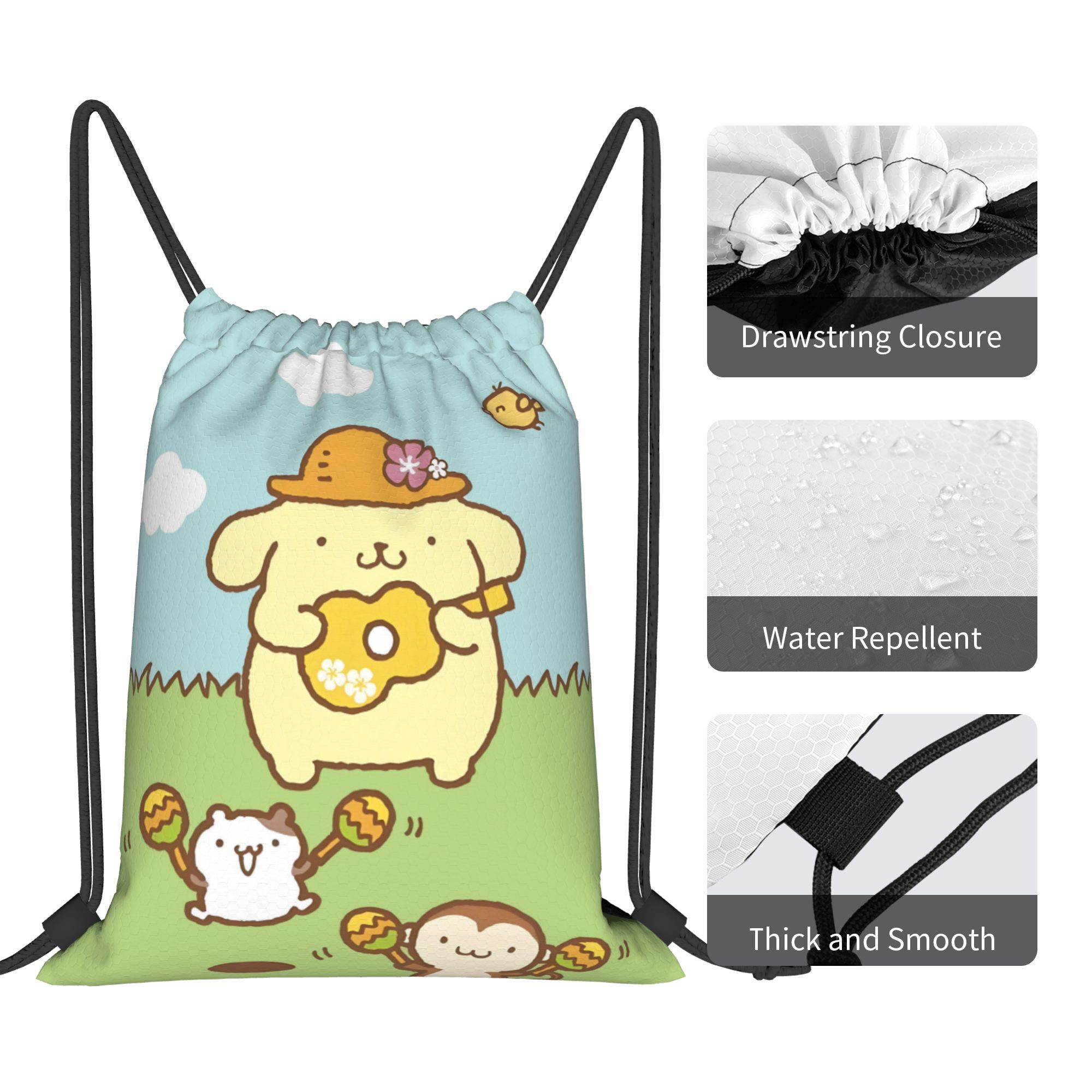 Tas Ransel Serut P-Pompompurin - Pet Portrait Custom ulasan dan harga