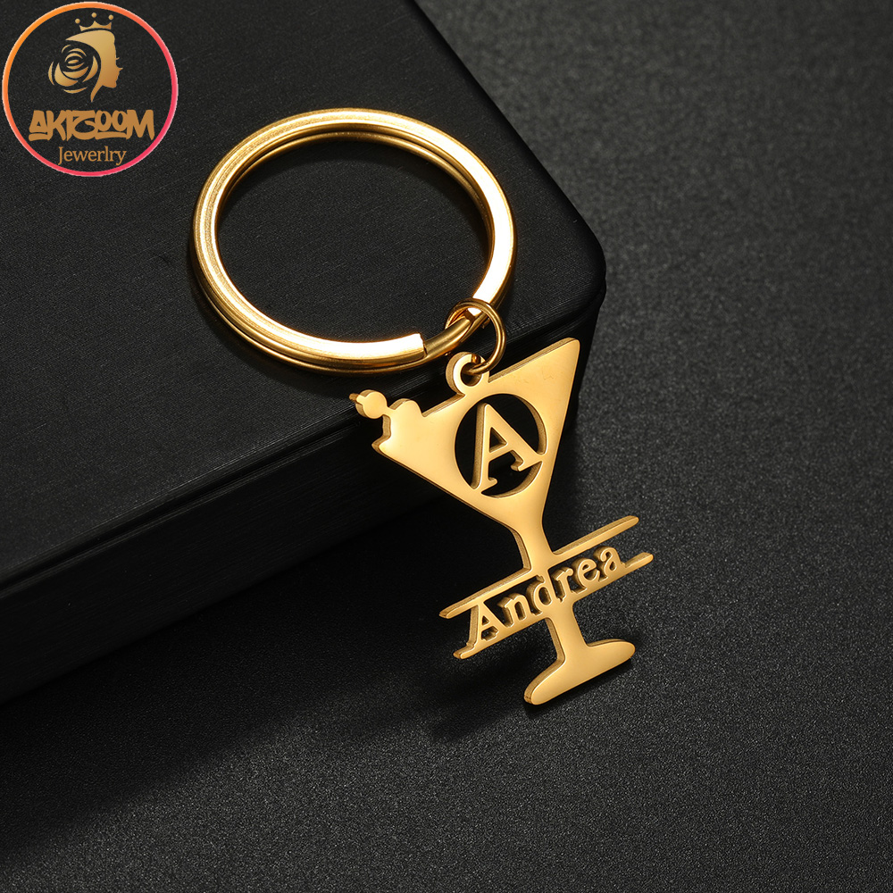 Gantungan Kunci Huruf Besar Cu - Initial Ring Custom ulasan dan harga